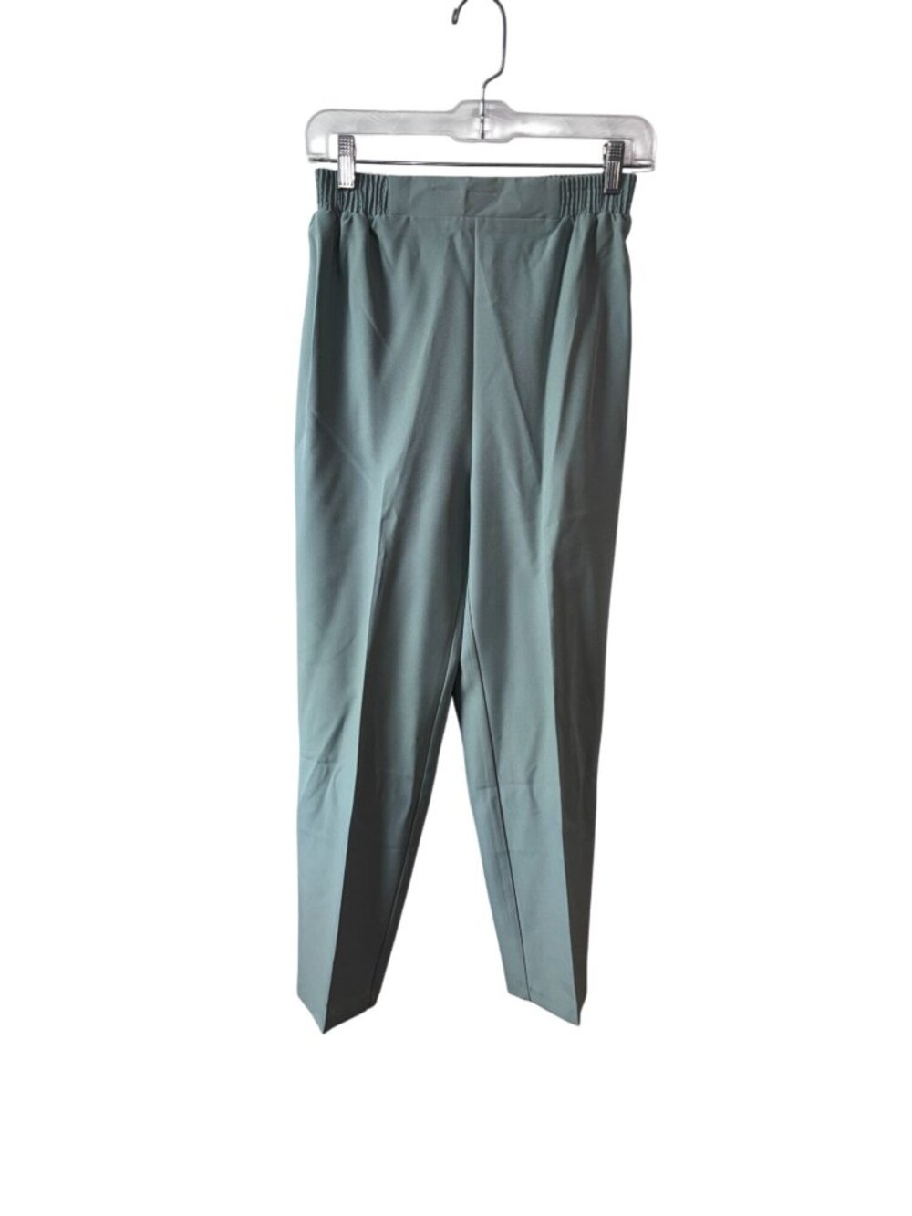 Monterey Canyon Womens Elastic-Waist Pants S Green 100% Polyester Made In USA